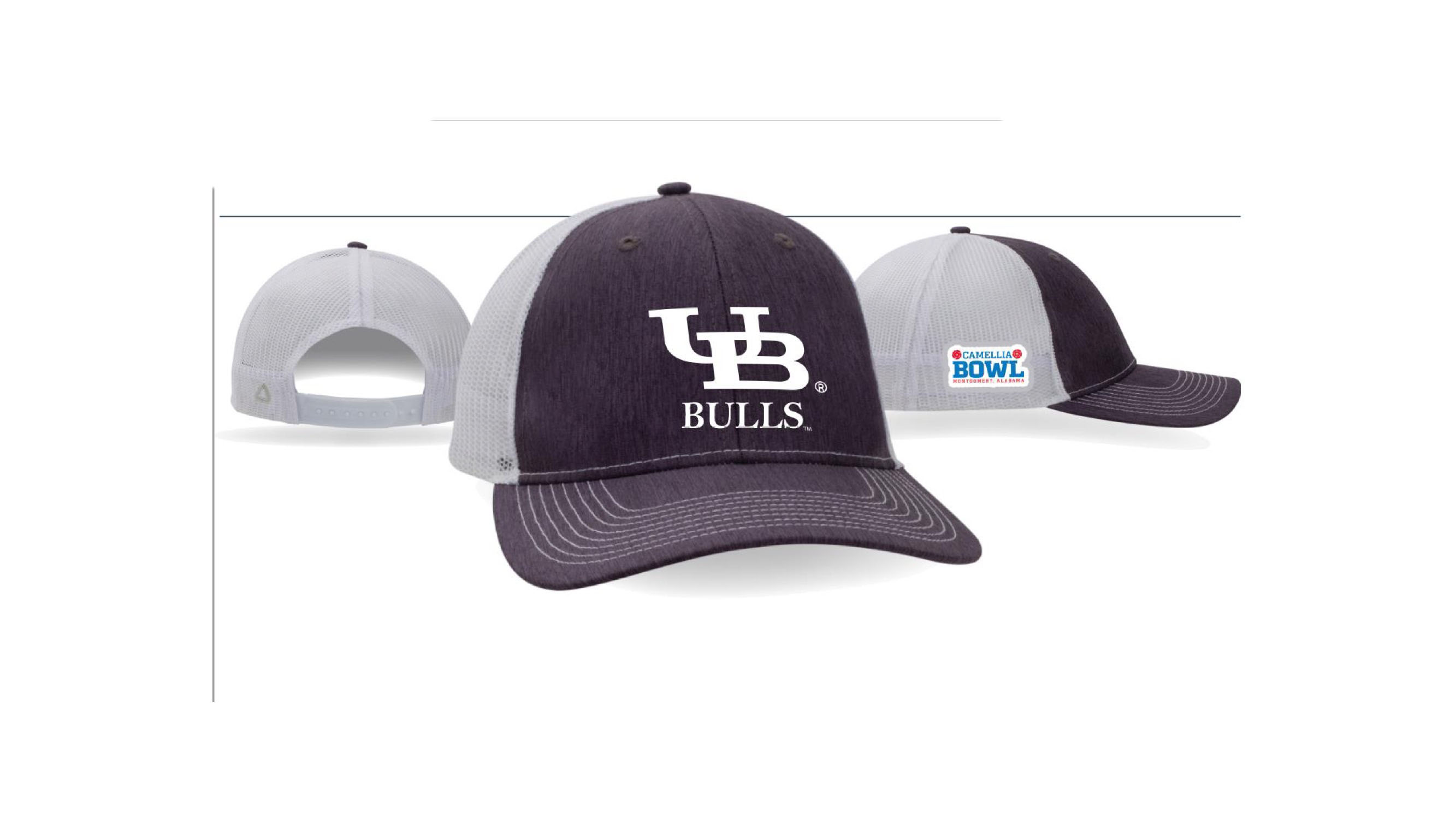 Camellia Bowl Buffalo Logo Trucker Cap