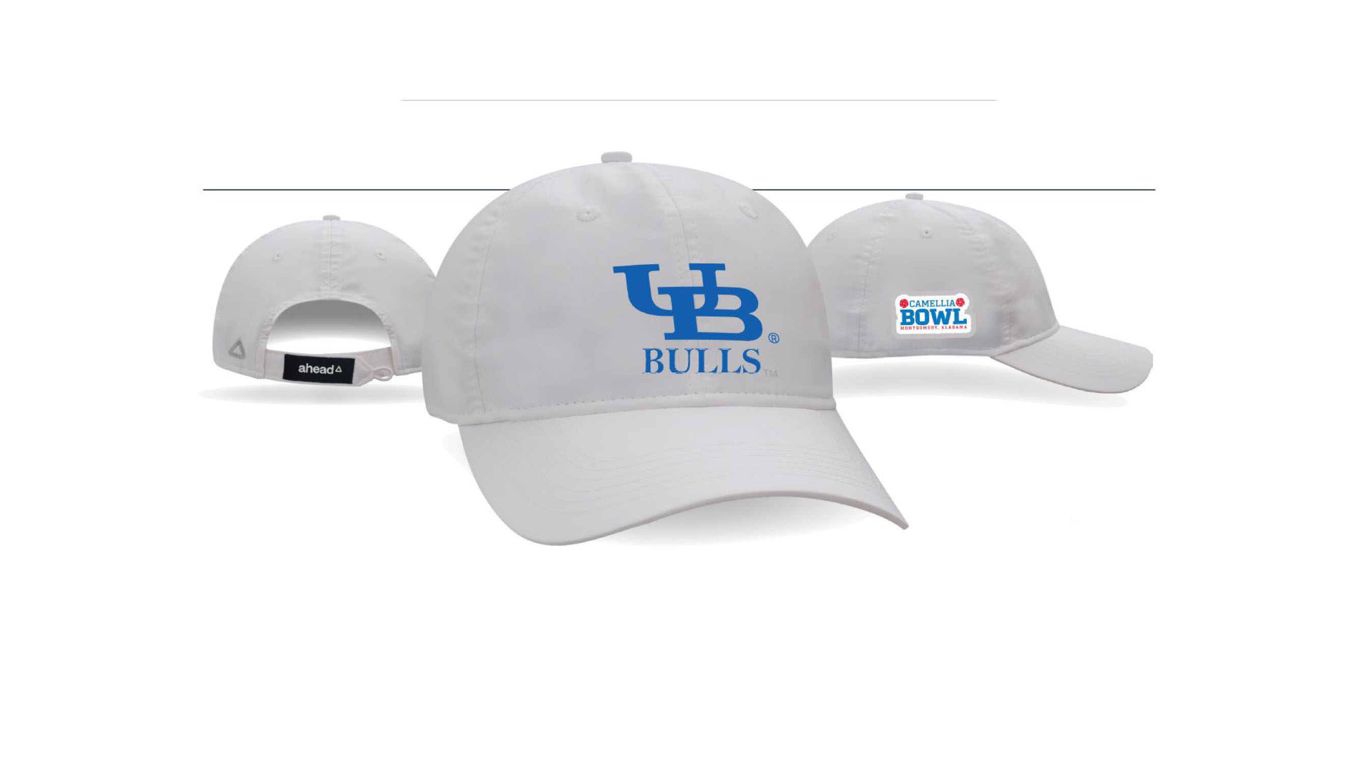 Camellia Bowl Buffalo Logo White Cap